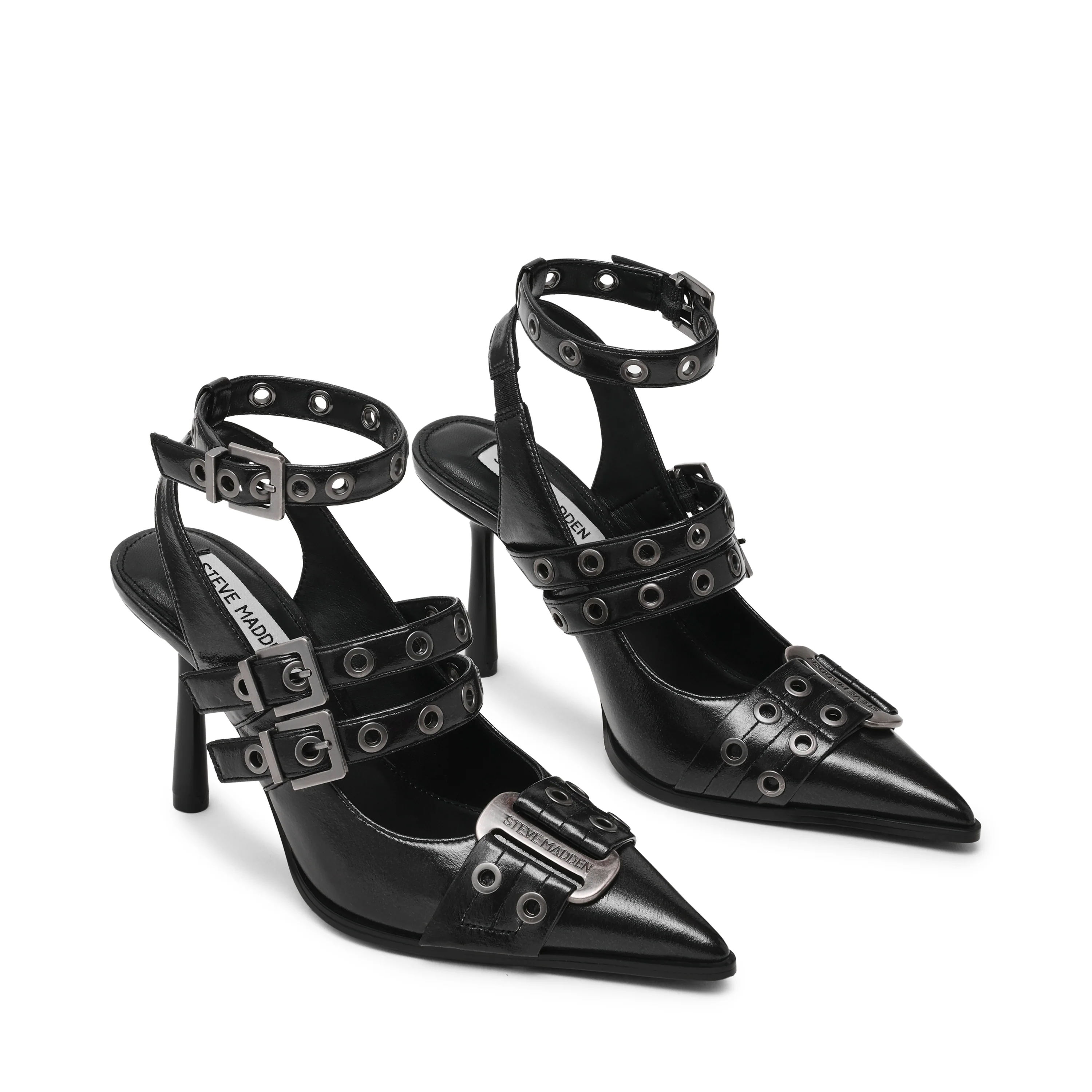 Surpass Flat Shoe BLK CRINKLE - Image 2