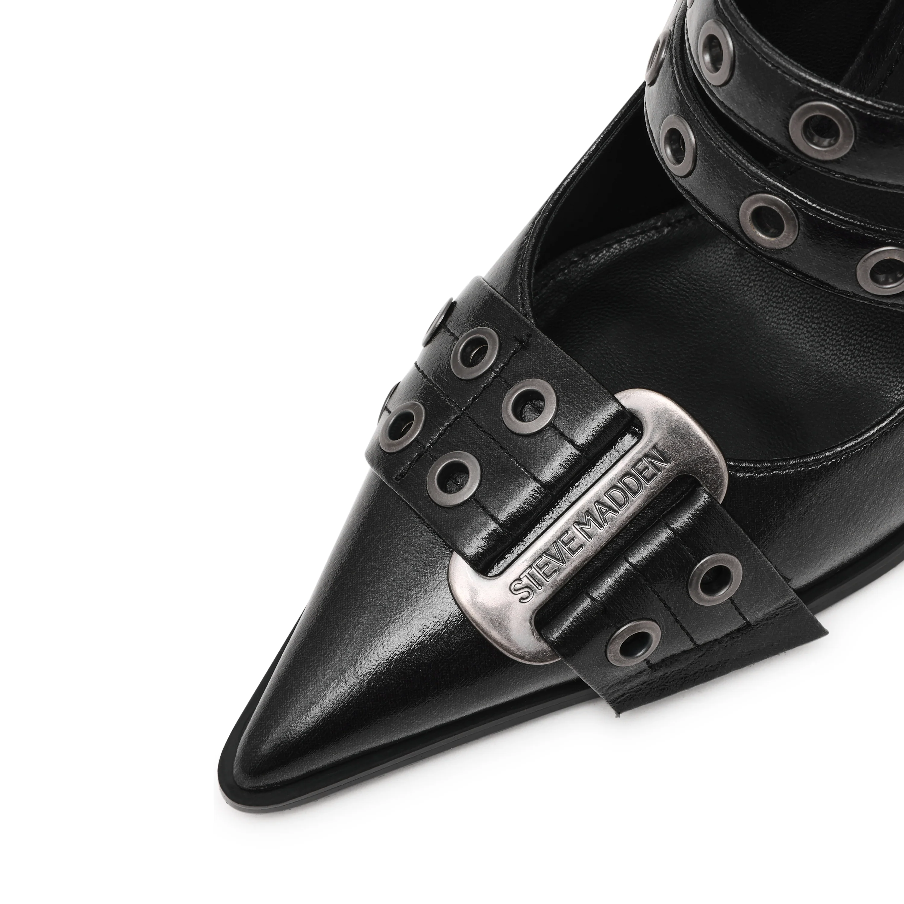 Surpass Flat Shoe BLK CRINKLE - Image 5