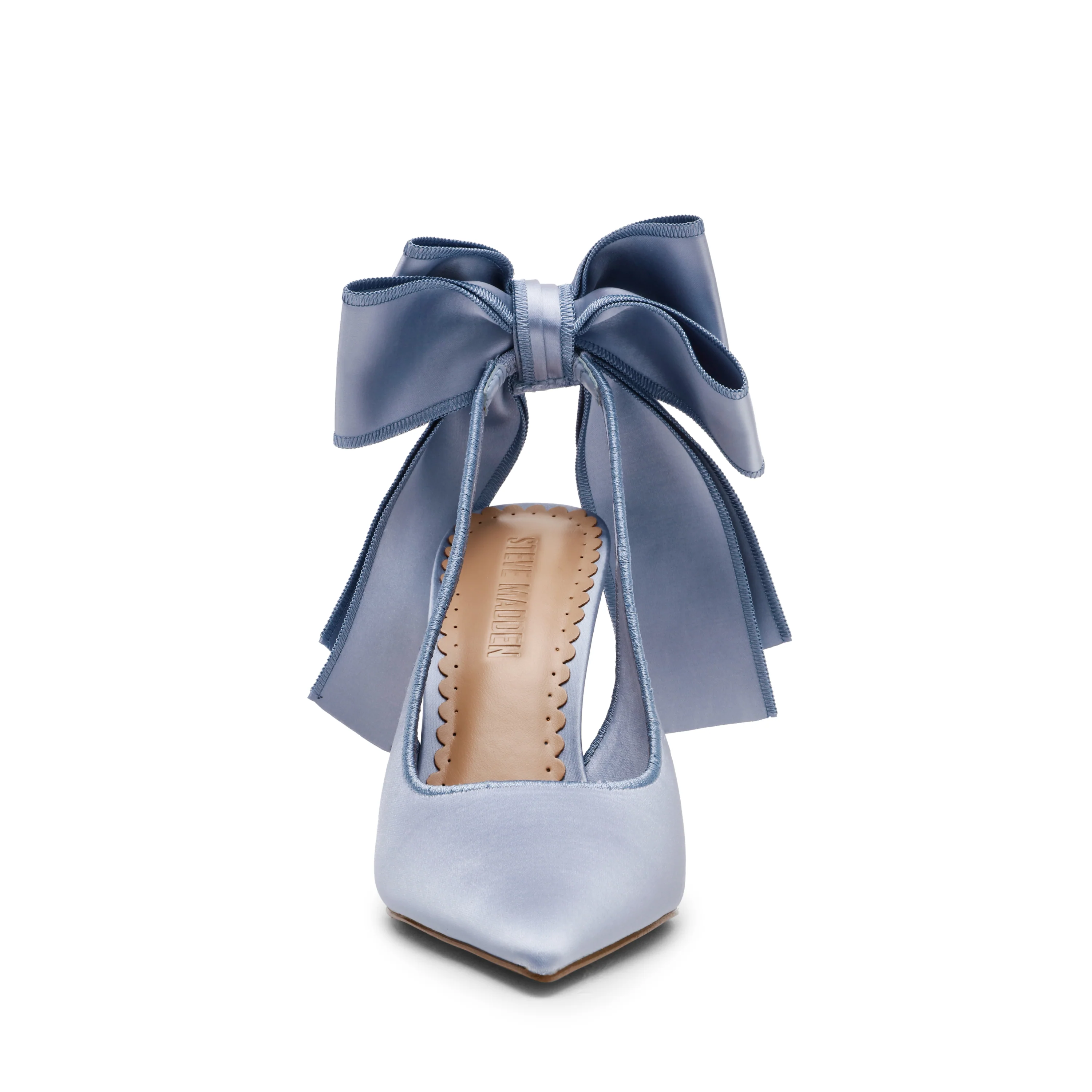 Teacup Pump BLUE SATIN - Image 4