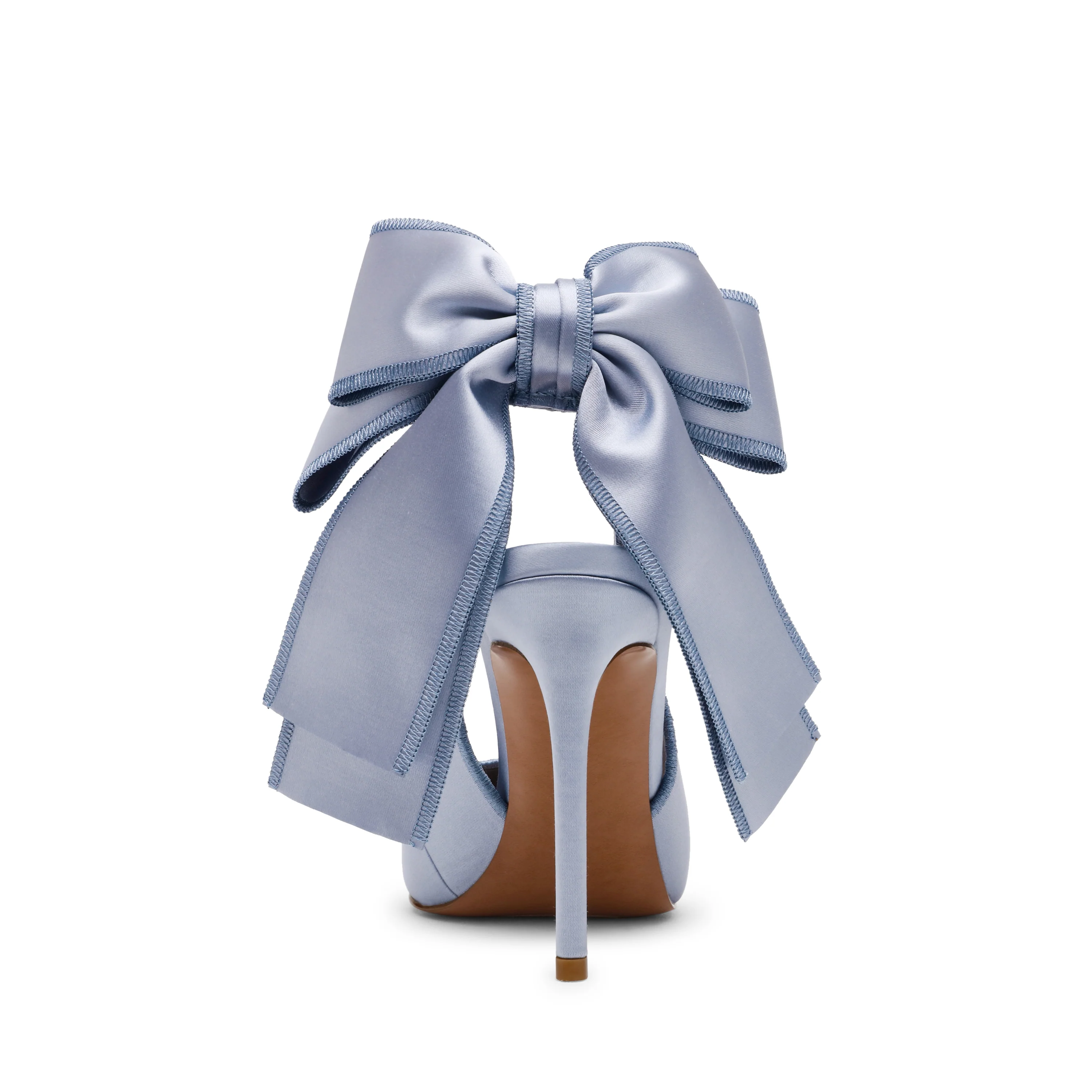 Teacup Pump BLUE SATIN - Image 5