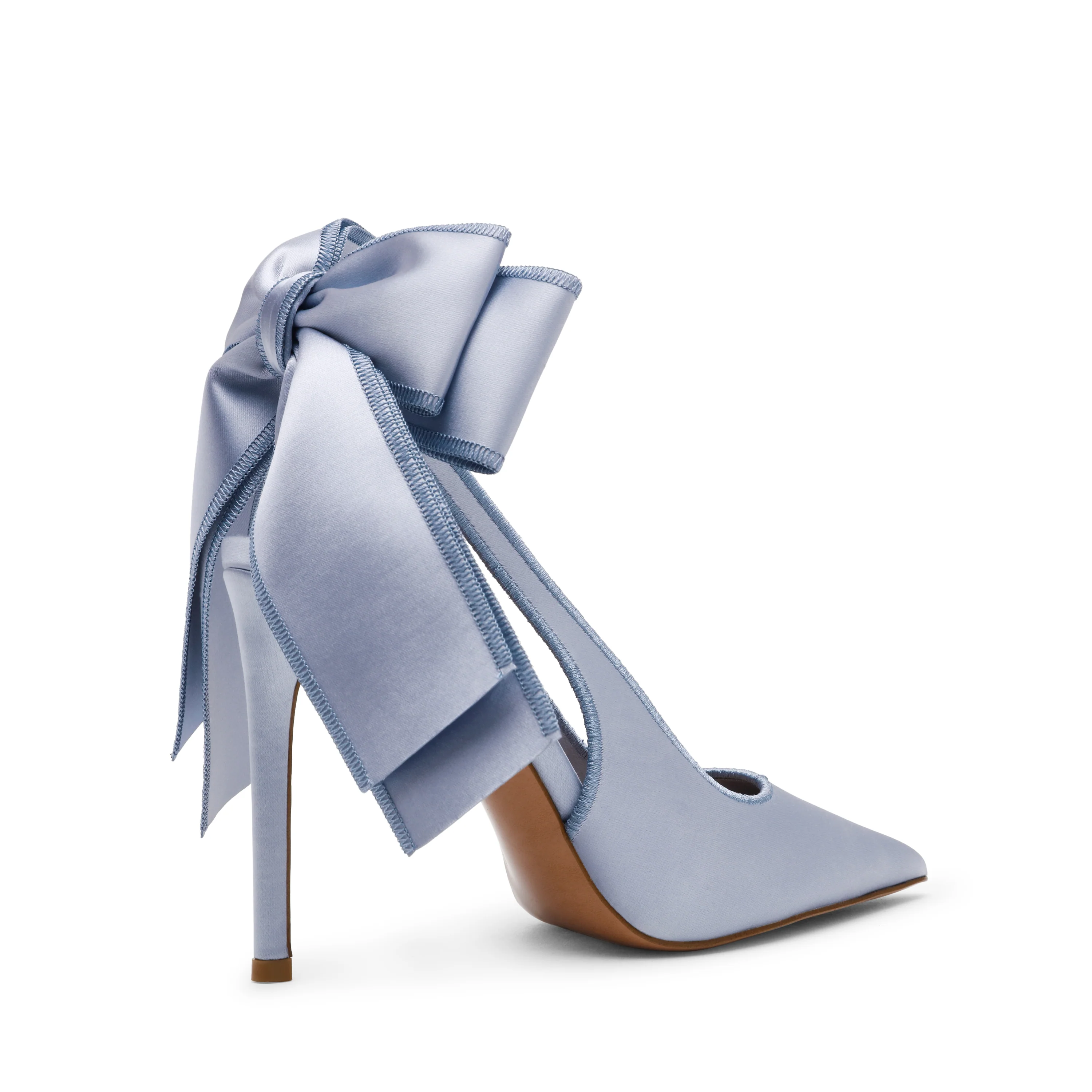 Teacup Pump BLUE SATIN - Image 6
